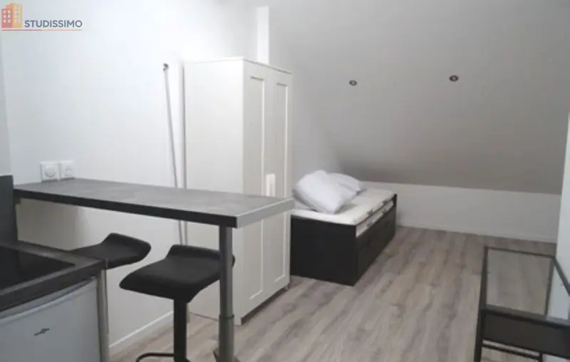 Studio meublé 15m² Reims - Lumineux, dernier étage - Photo 3