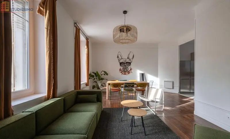 Studio meublé 12m² Reims 51100 - Meublé, DPE C - Photo 4