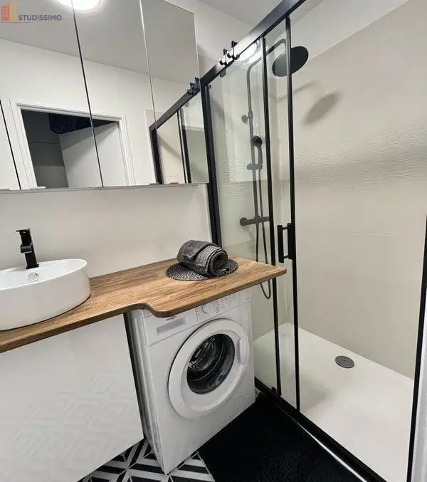 Studio meublé 21m² Reims 51100 - Neuf, proche tram et centre - Photo 2