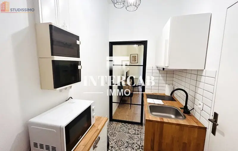 Studio meublé 19m² Reims 51100 - Meublé, DPE D - Photo 7