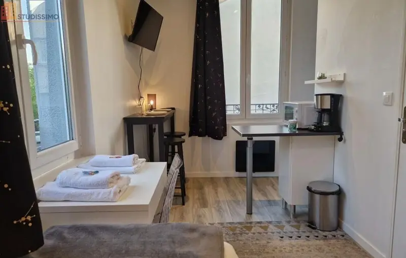 Studio meublé 18m² Reims 51100 - Meublé, 1er étage - Photo 8