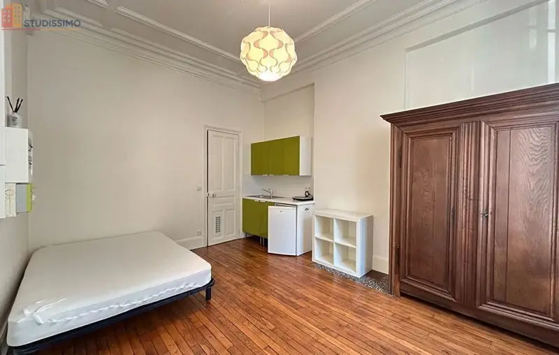 Studio meublé 20m² Reims 51100 - Meublé, DPE D - Photo 4