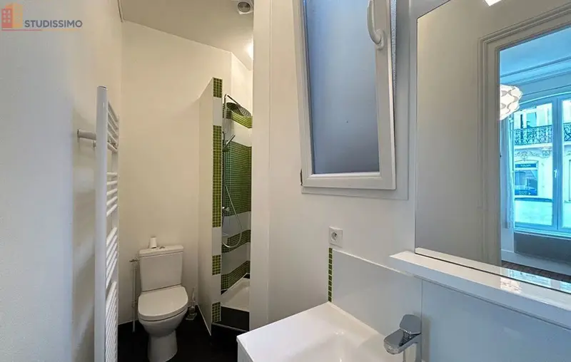 Studio meublé 20m² Reims 51100 - Meublé, DPE D - Photo 1