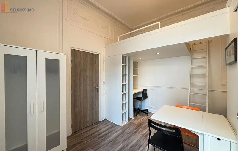 Studio 14m² Reims 51100 - Meublé - Photo 5