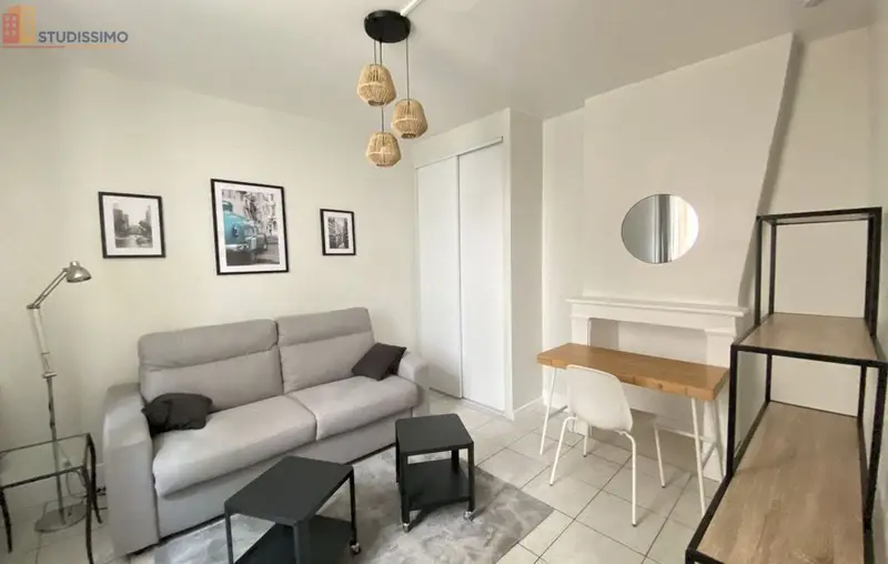 Studio meublé 29m² Reims - Meublé, DPE D - Photo 3