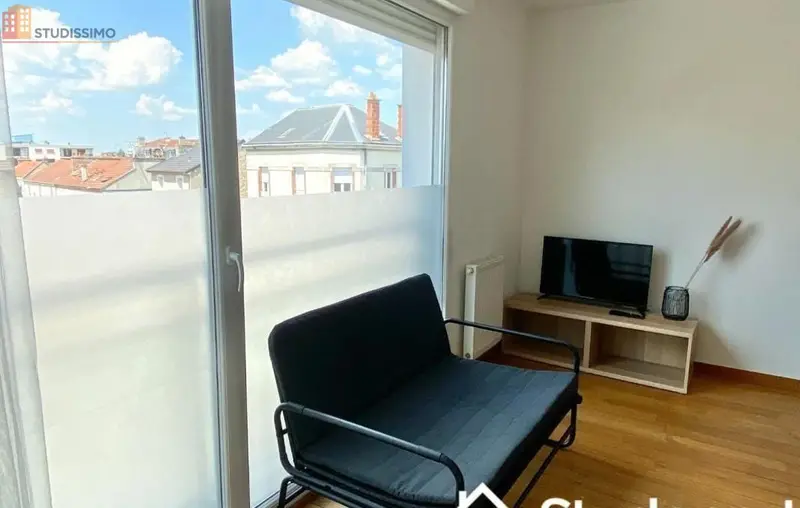 Studio meublé 35m² Reims 51100 - Lumineux, au 3e étage - Photo 2