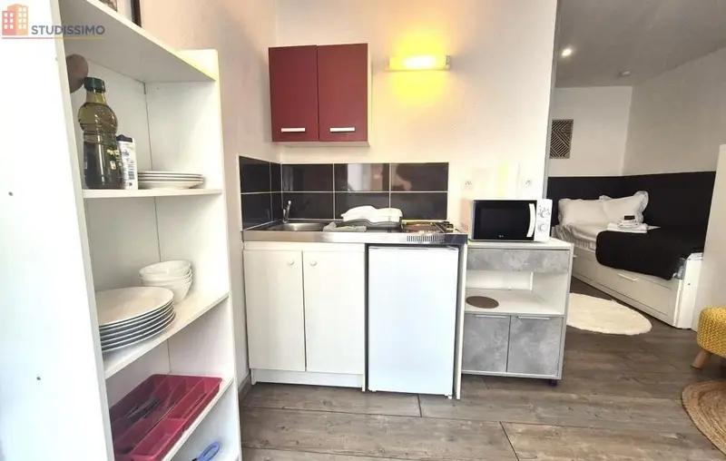 Studio meublé 18m² Reims 51100 - Meublé, cosy - Photo 1