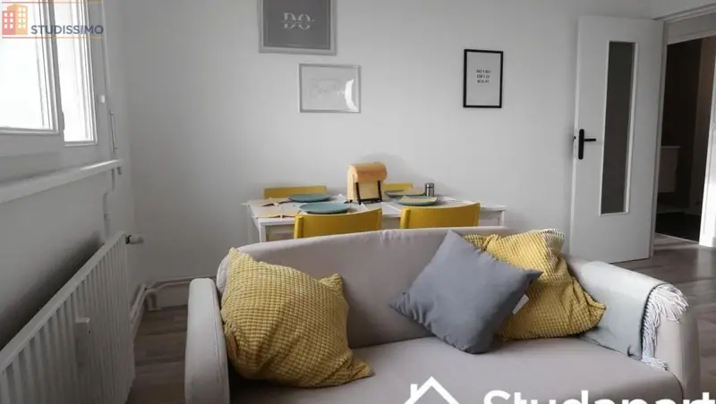 Studio 11m² Reims 51100 - Meublé, étage élevé - Photo 2