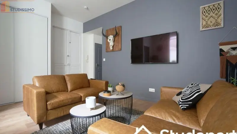 Studio meublé 11m² Reims 51100 - Meublé, DPE A - Photo 3