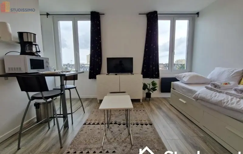 Studio meublé 18m² Reims 51100 - Lumineux, DPE A - Photo 4