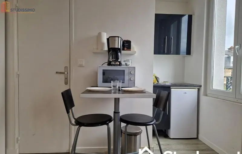 Studio meublé 18m² Reims 51100 - Lumineux, DPE A - Photo 2
