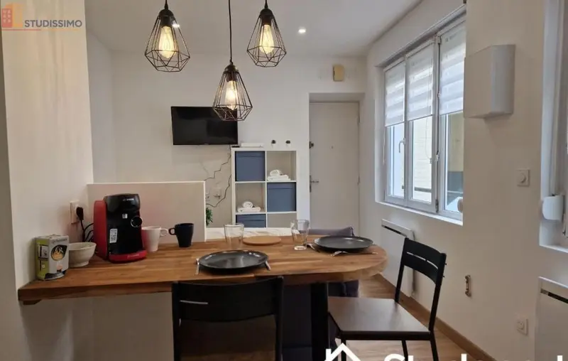 Studio meublé 21m² Reims - Lumineux, DPE A - Photo 3