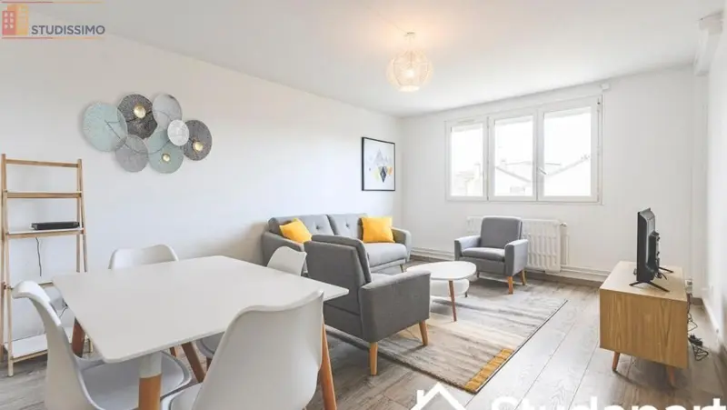 Studio meublé 11m² Reims 51100 - Meublé, DPE C - Photo 4
