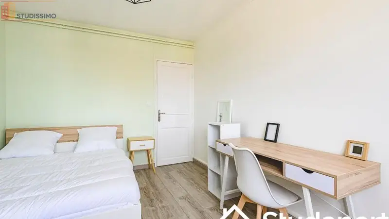 Studio meublé 11m² Reims 51100 - Meublé, DPE C - Photo 3