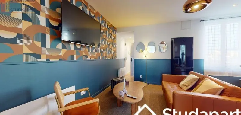 Studio meublé 12m² Reims 51100 - Calme, lumineux - Photo 4