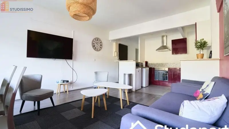 Studio 10m² Reims 51100 - Meublé, DPE A - Photo 4