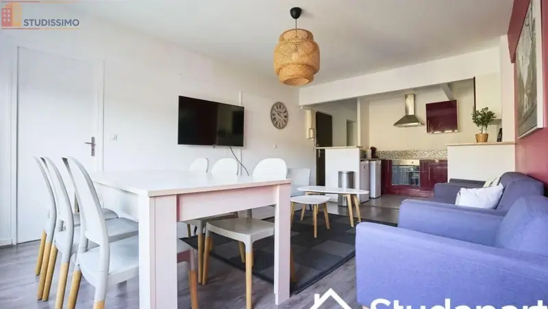 Studio 10m² Reims 51100 - Meublé, DPE A - Photo 3