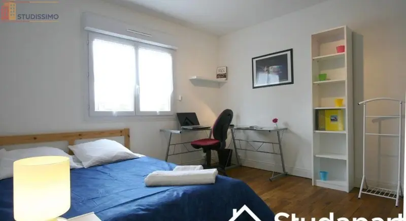 Studio meublé 10m² Reims 51100 - Chambre, meublé - Photo 4