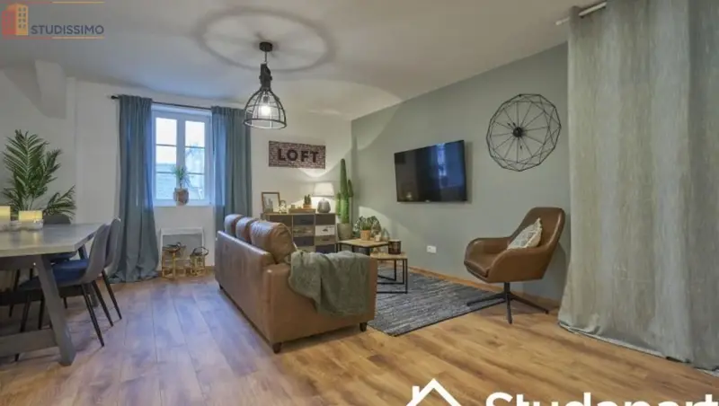 Studio meublé 12m² Reims 51100 - Lumineux - Photo 1