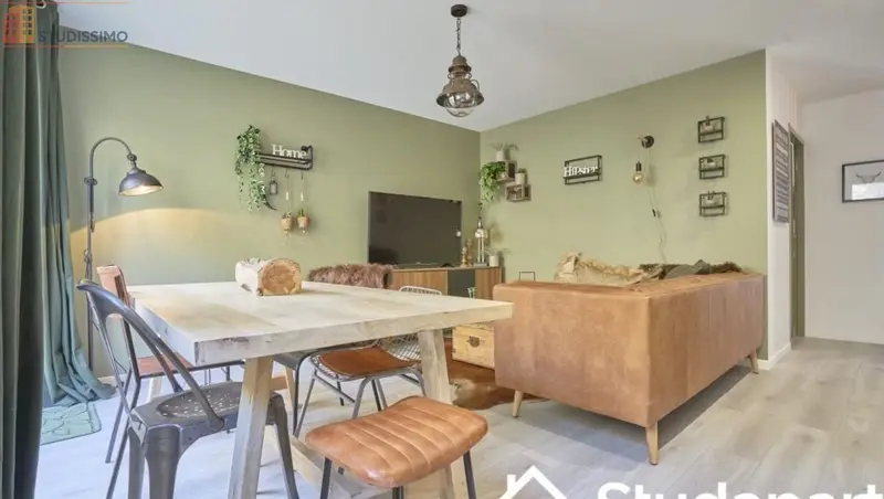 Studio meublé 11m² Reims 51100 - Calme, lumineux - Photo 2