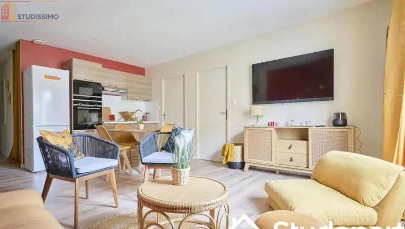 Studio meublé 12m² Reims 51100 - Meublé, DPE A - Photo 4