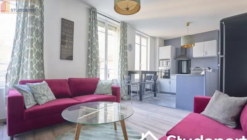 Studio meublé 11m² Reims 51100 - Meublé, DPE A - Photo 4