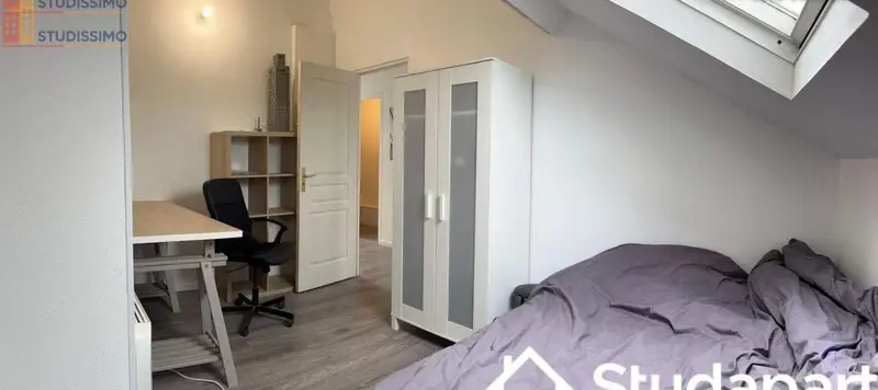 Studio meublé 13m² Reims 51100 - Calme, étage élevé - Photo 4