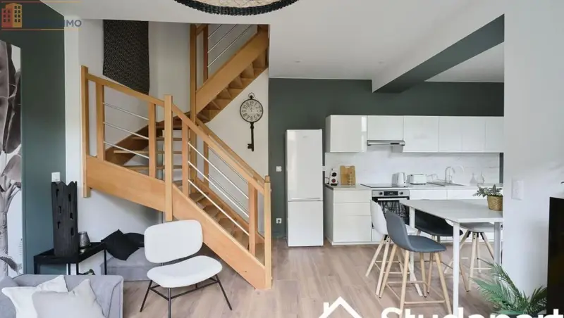 Studio meublé 12m² Reims - Calme, DPE A - Photo 1