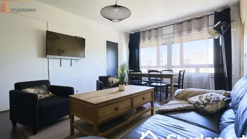 Studio meublé 10m² Reims 51100 - Meublé, DPE A - Photo 1