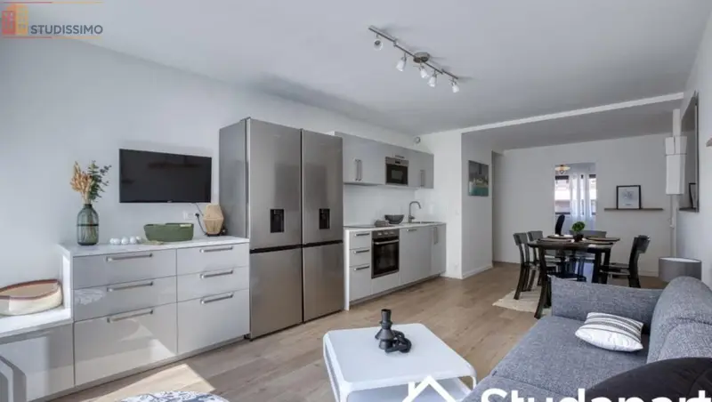 Studio meublé 11m² Reims 51100 - Meublé, DPE D - Photo 4