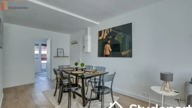 Studio meublé 11m² Reims 51100 - Meublé, DPE D - Photo 3