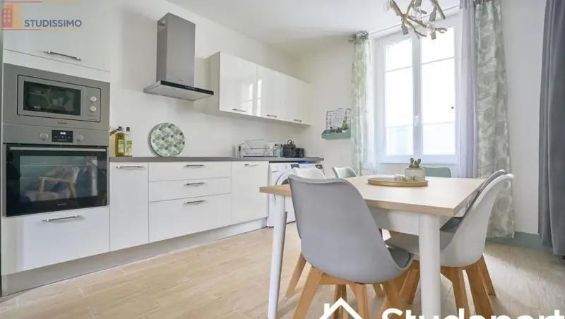 Studio meublé 10m² Reims 51100 - Meublé, DPE A - Photo 2