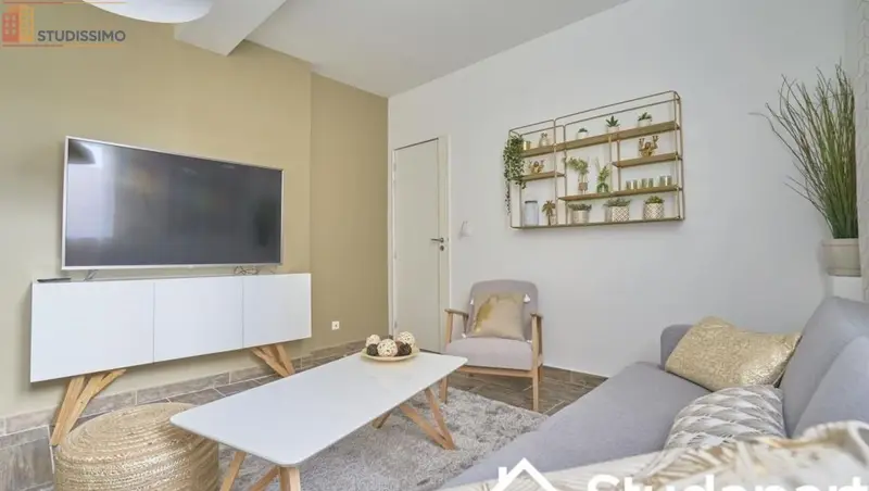 Studio meublé 13m² Reims 51100 - Meublé, DPE A - Photo 2