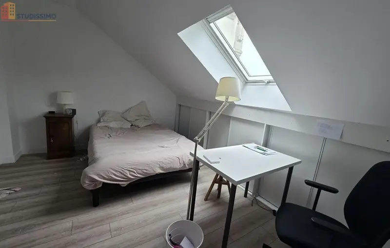 Studio meublé 17m² Reims 51100 - Dernier étage, lumineux - Photo 2