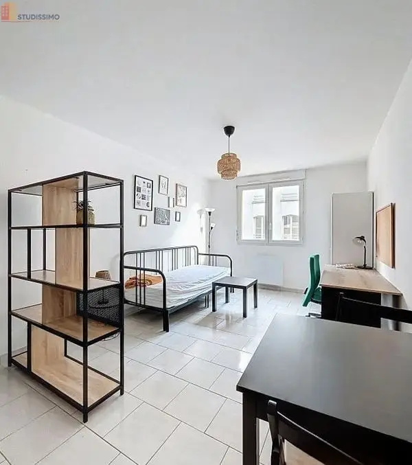 Studio meublé 28m² Reims 51100 - Meublé, DPE C - Photo 3