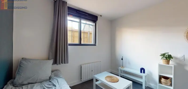 Studio meublé 20m² Reims 51100 - Meublé, DPE C - Photo 9