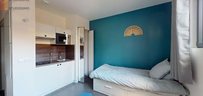 Studio meublé 20m² Reims 51100 - Meublé, DPE C - Photo 8