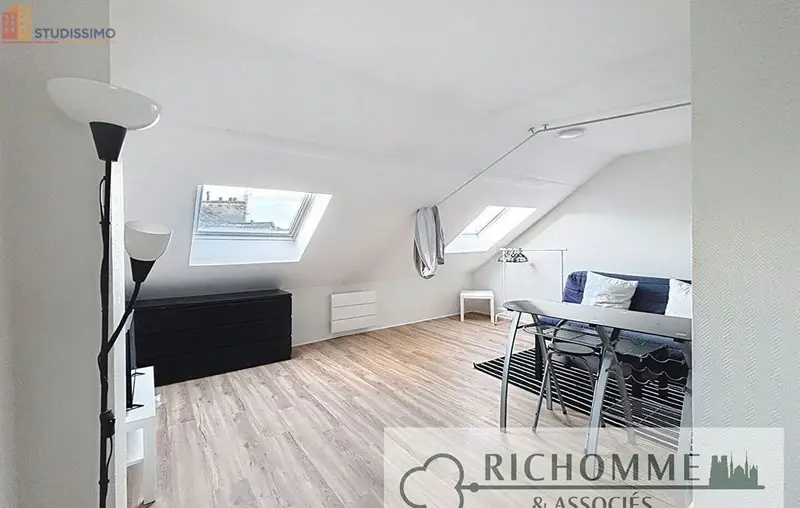 Studio meublé 21m² Reims 51100 - Dernier étage, lumineux - Photo 8