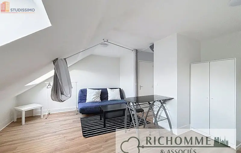 Studio meublé 21m² Reims 51100 - Dernier étage, lumineux - Photo 7