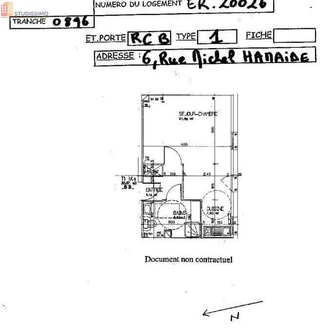 Studio 33m² Reims - (aucune caractéristique) - Photo 1