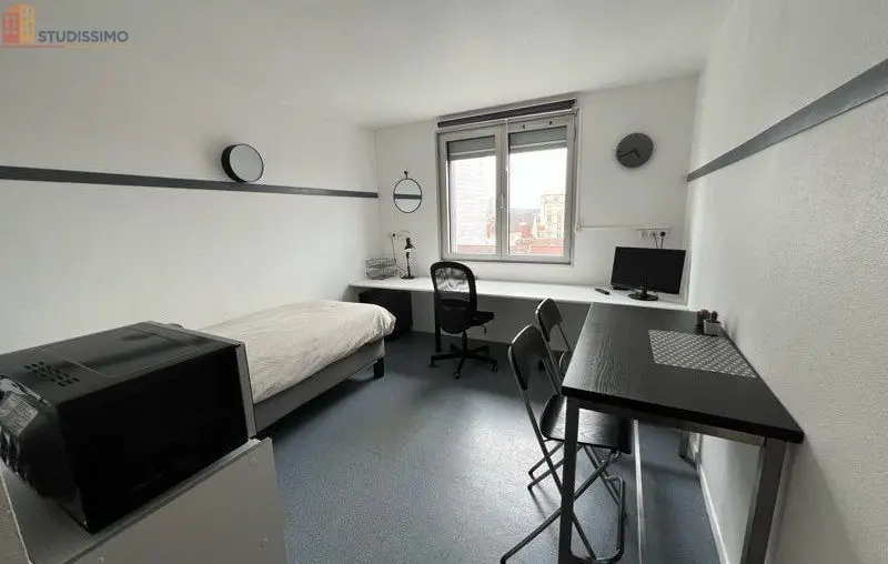 Studio meublé 20m² Reims - Meublé, DPE D - Photo 2