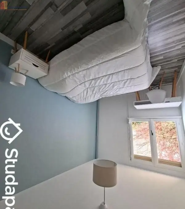 Studio meublé 10m² Reims 51100 - Meublé, DPE D - Photo 1
