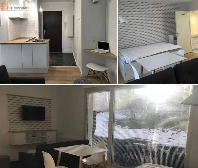 Studio meublé 29m² Reims 51100 - Terrasse, meublé - Photo 2