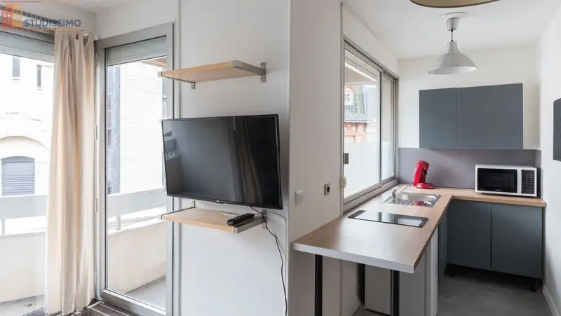 Studio 24m² Reims centre - Meublé, proche cathédrale - Photo 1