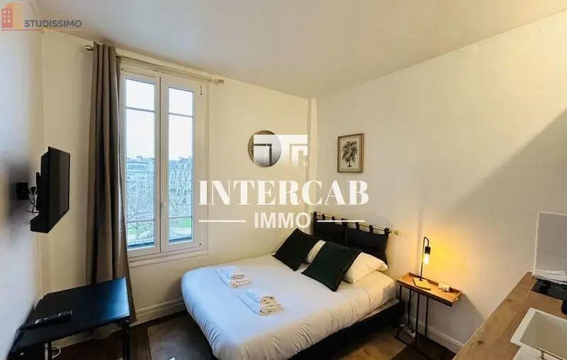 Studio meublé 21m² Reims 51100 - Lumineux, 3e étage - Photo 7