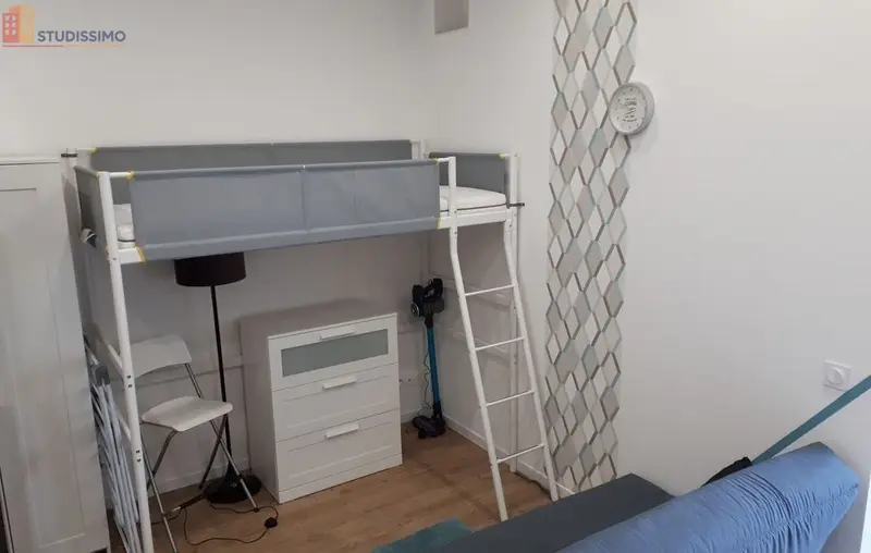 Studio meublé 25m² Reims 51100 - Meublé, DPE D - Photo 2