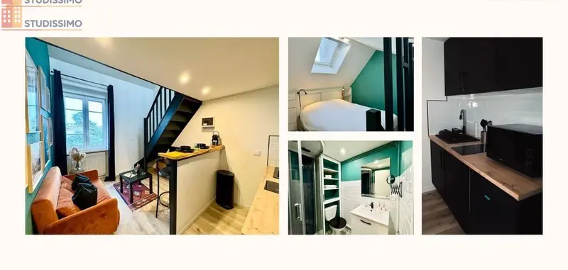 Studio meublé 21m² Reims 51100 - Meublé, calme - Photo 2