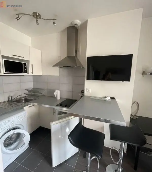 Studio meublé 18m² Reims 51100 - Meublé, chauffage compris - Photo 3
