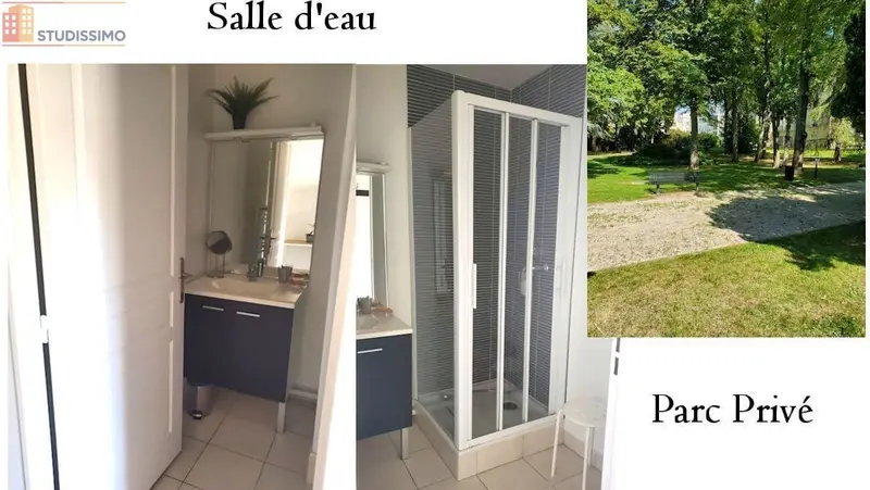Studio 31m² Reims - Meublé, place de parking - Photo 1