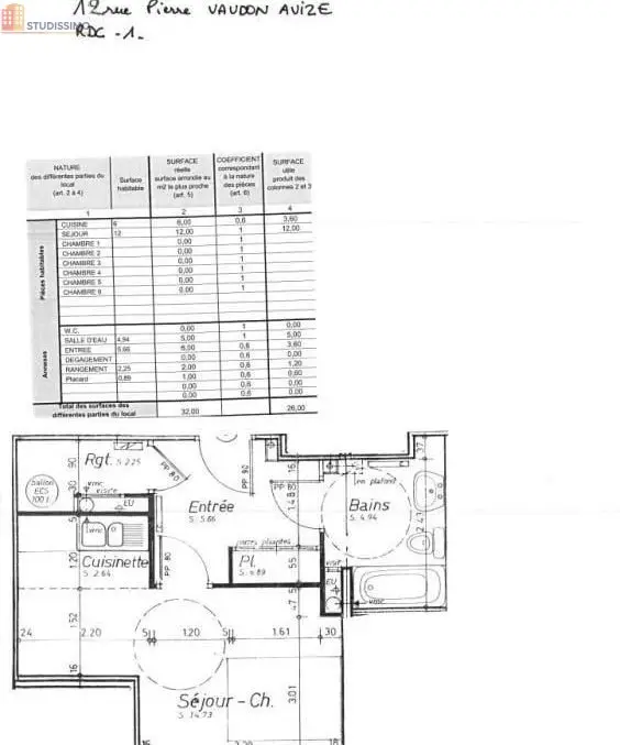 Studio 32m² Avize - lumineux - Photo 1